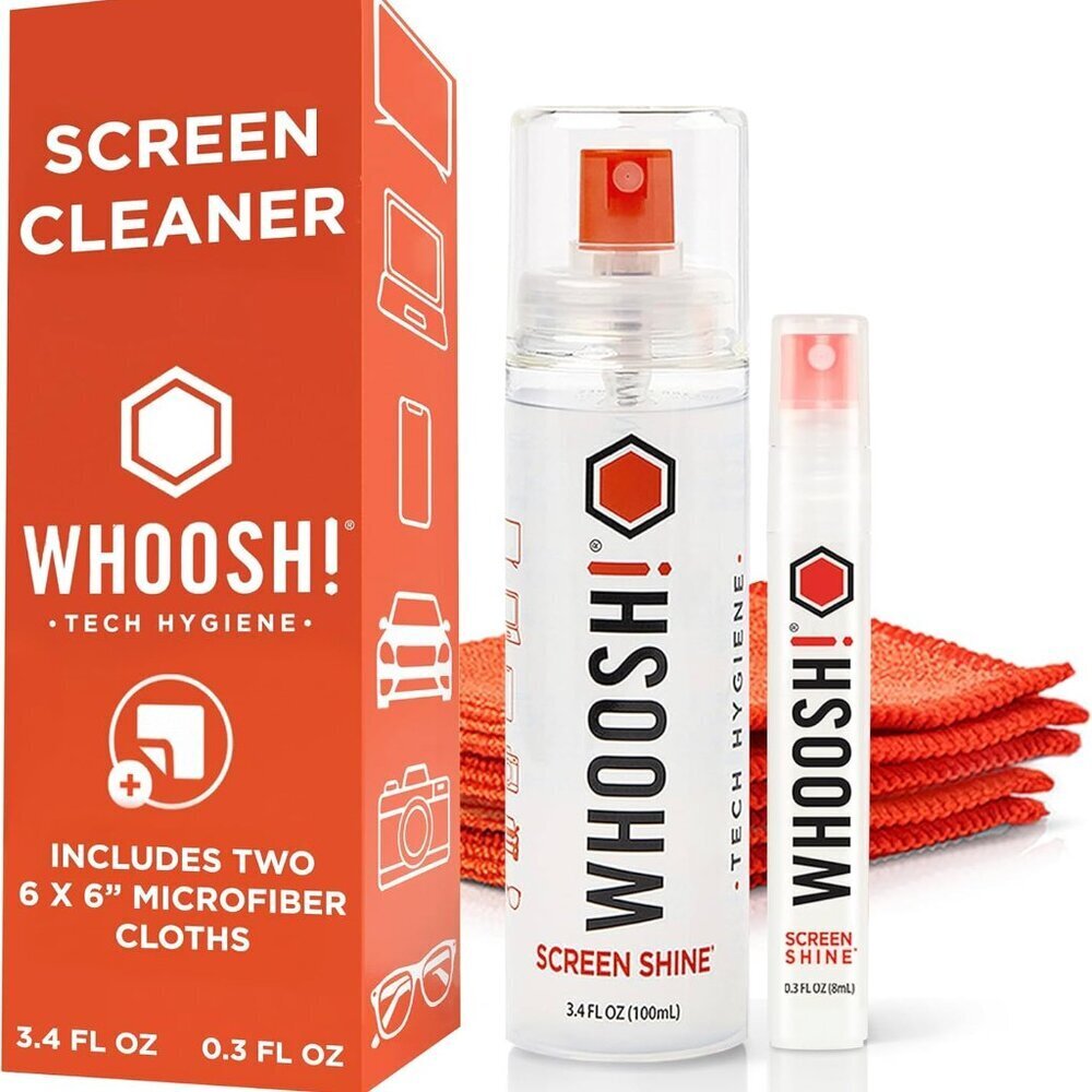 Screen Shine Duo - Screen Cleaner Spray for iPad, Monitor, Laptop, MacBook - 3.4